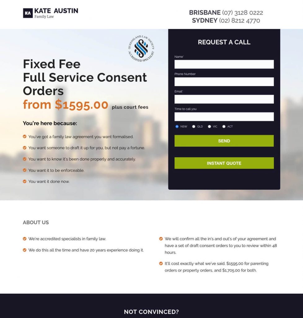 WP Runner Customer Kate Austin Website Design